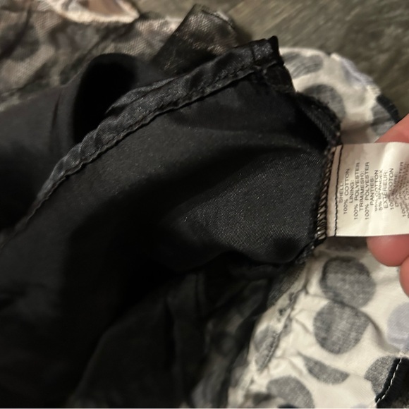 The Children’s Place Size 3t Black Gray Dot Tiered Ruffle Corduroy Full Skirt - Picture 5 of 7